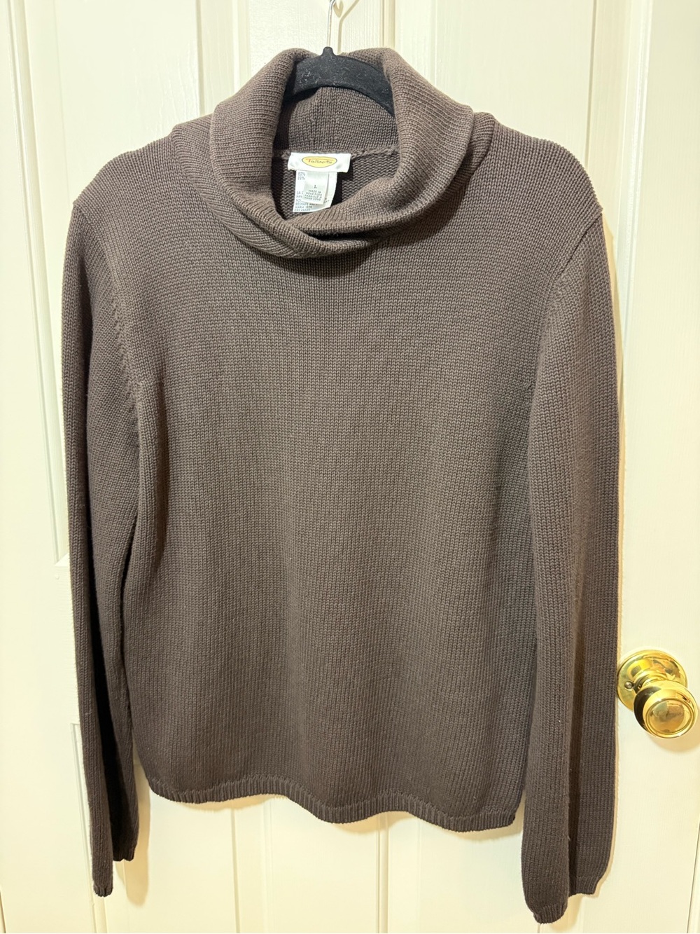 Talbots Brown Cowl Neck Sweater - Women's Cozy Knit